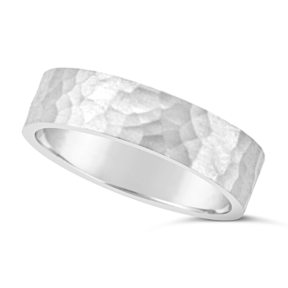 1.75mm Ladies Light Weight Platinum D Shape Wedding Band