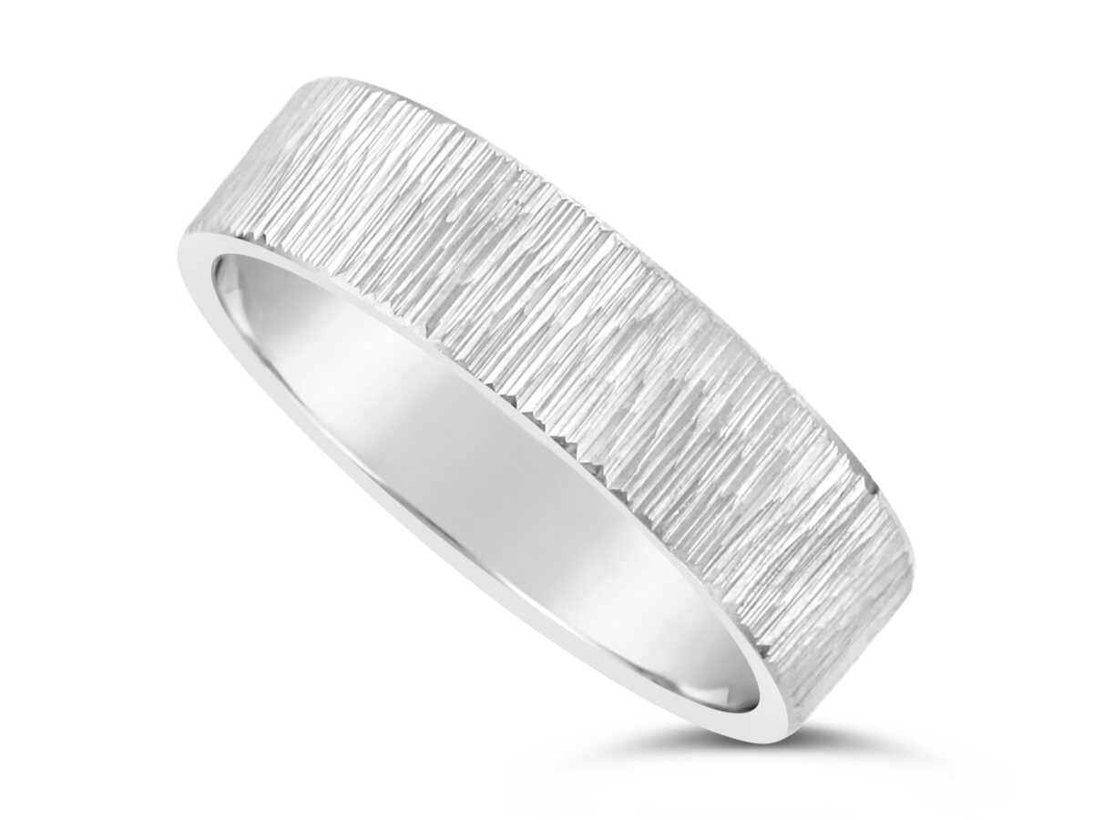 1.75mm Ladies Light Weight Platinum D Shape Wedding Band