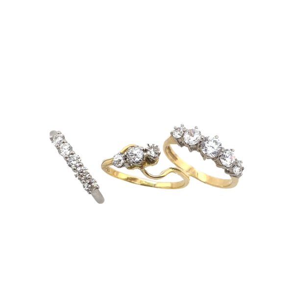 2, 3 & 5 Stone Diamonds Rings
