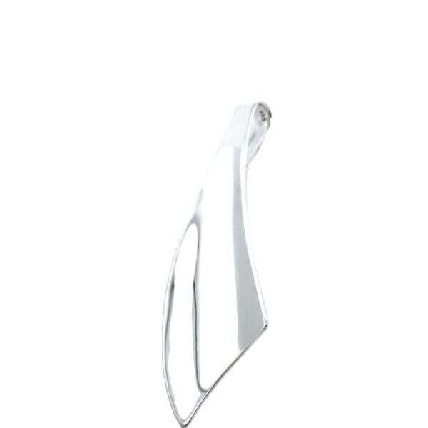 Large Stylish Angular Sterling Silver Pendant
