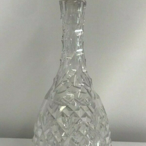 Long Necked Cut Crystal Wine Sherry Port Decanter