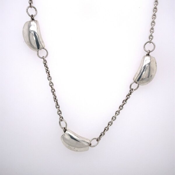 925 Silver 3 Motif Necklace, Length 17 inches