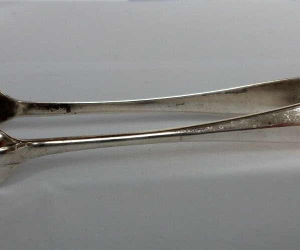 Sterling Silver Sugar or Ice Tongs by John Roberts from Sheffield in 1905