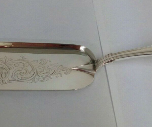 Victorian Silver Plate Crumb Tidy from Thomas Prime