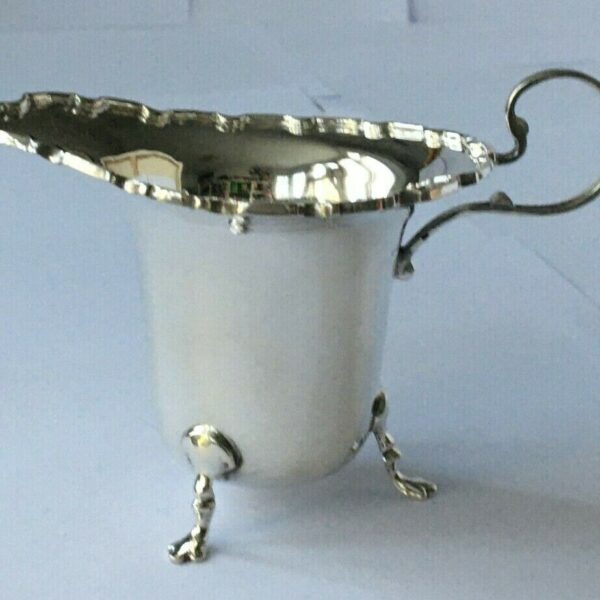 Sterling Silver Creamer Jug Made by E Hill in 1947