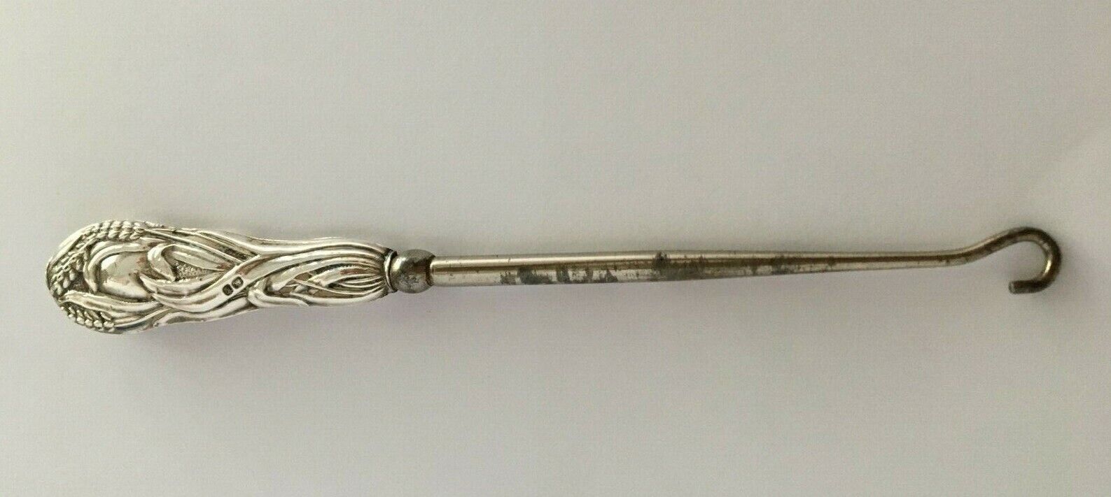 Antique Edwardian Sterling Silver Folding Button Hook Necklace – Mayveda  Jewelry