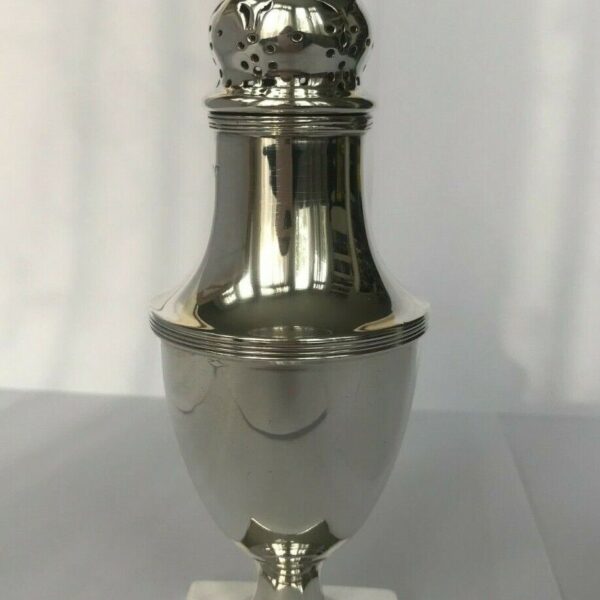 Sterling Silver Sugar Caster/Mufineer/Dredger by Barker Brothers Silver