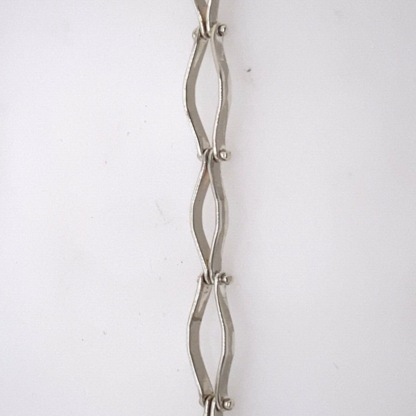 Classic 925 Silver Oval Bracelet, With Trigger Clasp