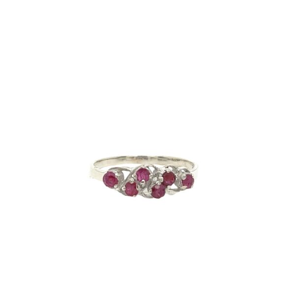 925 Silver Ruby Ring
