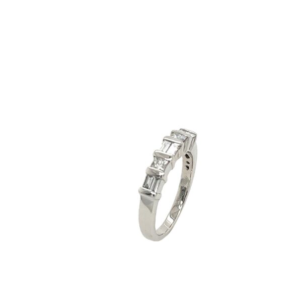 18ct White Gold Diamond Ring, Set With 0.45ct Natural Diamonds
