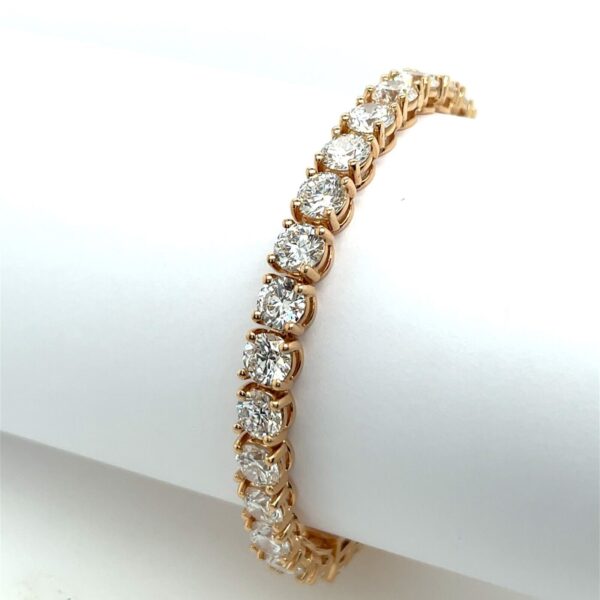 Diamond Tennis Bracelet Set With 21.17ct Lab Created Diamonds