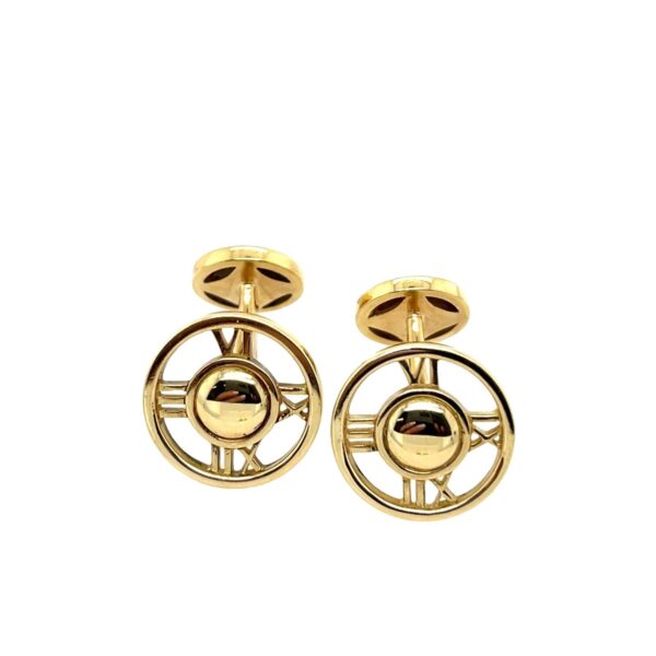 Tiffany & Co. Roman Numerals Cufflinks Set in 18ct Yellow Gold