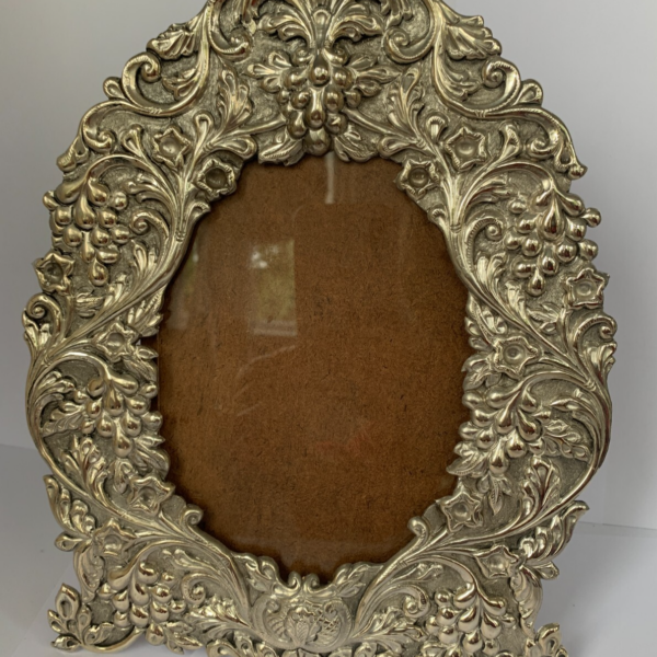Beautiful, Ornate, Sterling Silver Picture Frame
