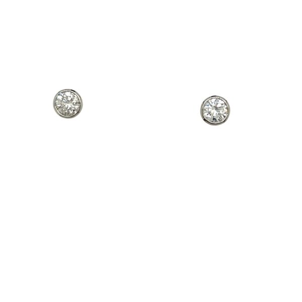 Platinum Diamond Stud Earrings, 0.50ct