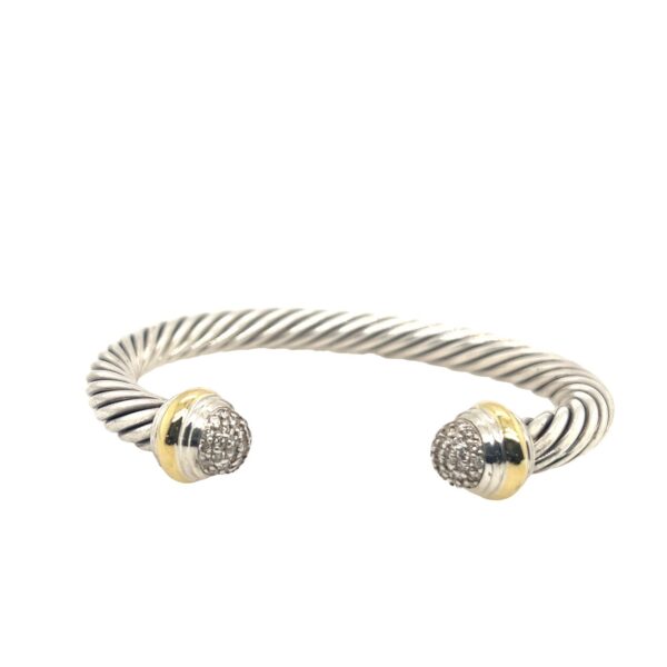 David Yurman Diamond Cable Bangle