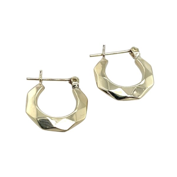 9ct Yellow Gold Hoop Earrings with Click Fittings