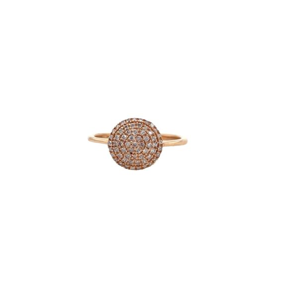 0.34Ct Natural Diamond Cluster Ring in 9ct Rose Gold