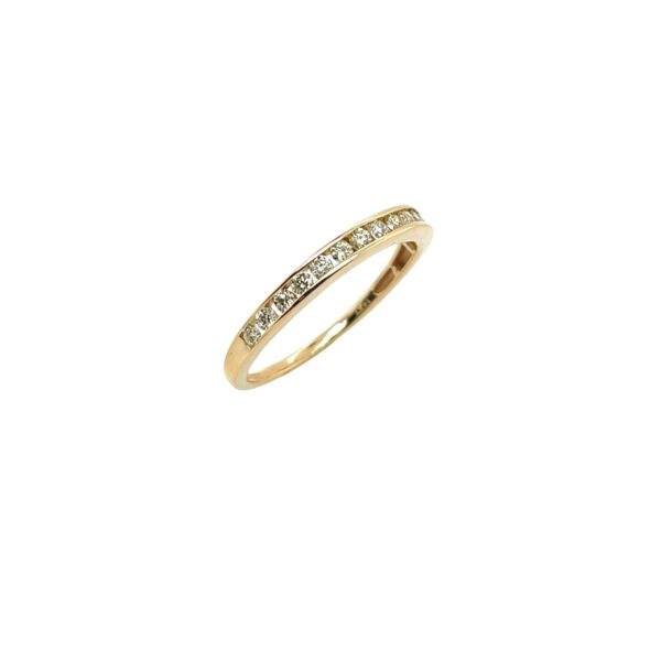 Eternity Diamond Ring Set With 0.40ct Diamonds in 14ct Yellow Gold