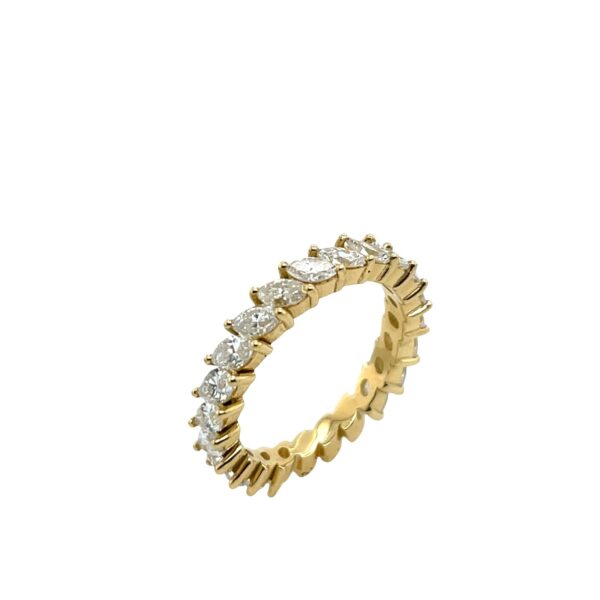 Marquise Diamond Ring 18ct Yellow Gold, 2.0ct of diamonds