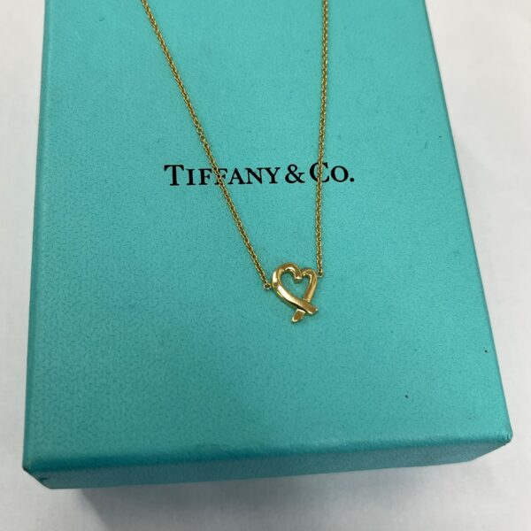 Tiffany & Co Paloma Picasso Loving Heart Necklace - 18ct Yellow Gold