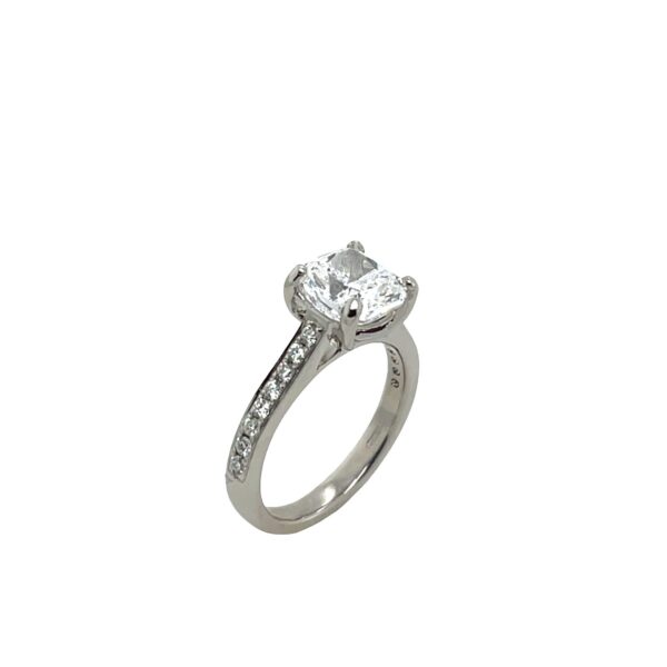 Classic Solitaire 2.0ct D/VVS2 Lab-Created Diamond Ring in Platinum