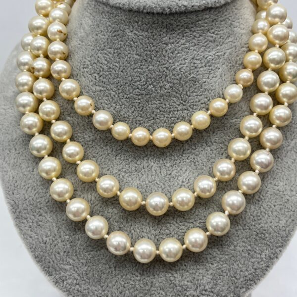 Vintage 40" Long Pearl Necklace