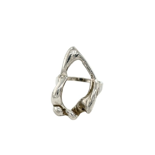 925 Silver Dress Ring, Ring Size Q