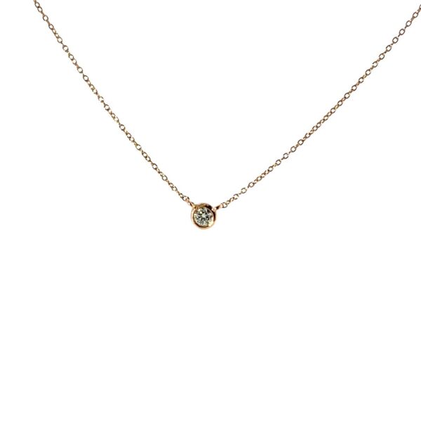9ct Rose Gold Diamond Pendant – 0.10ct Natural Diamond