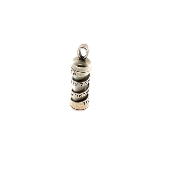 Silver Torah Scroll Pendant