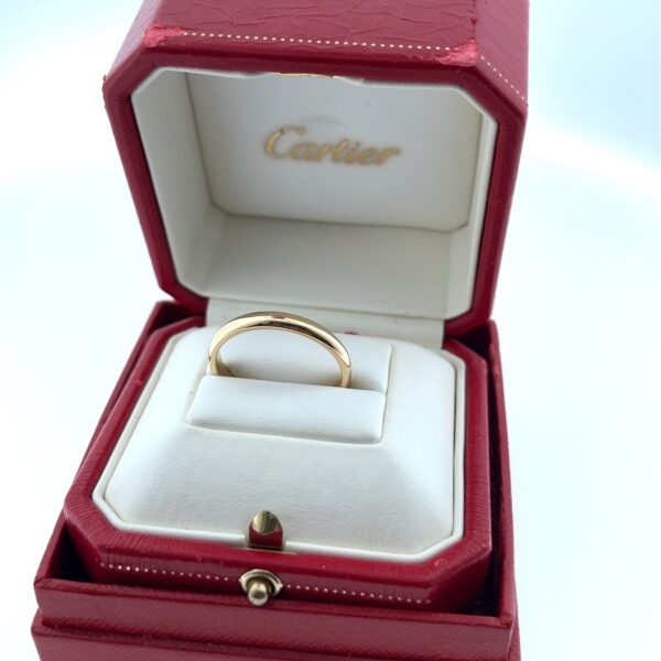Cartier 18ct  Yellow Gold Wedding Band Ring, 4.72g