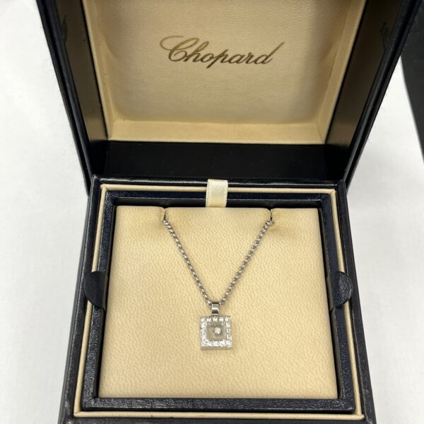 Chopard Happy Diamonds Pendant – 18ct White Gold