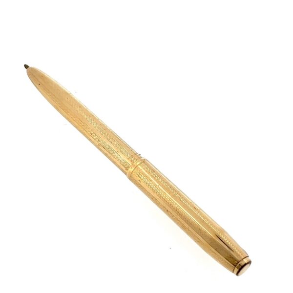 Dunhill Ballpoint Pen, In Rolled Gold