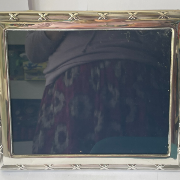 Sterling Silver Photo Frame by Carr’s of Sheffield Ltd, 8'' by 10''