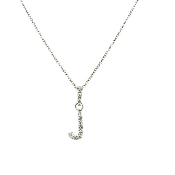 Classic Pendant for a Classic Girl, The Initial Pendant Letter "J"