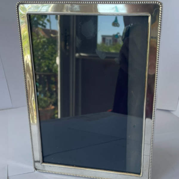 Sterling Silver Photo Frame by Carr’s of Sheffield Ltd, 7 by 5