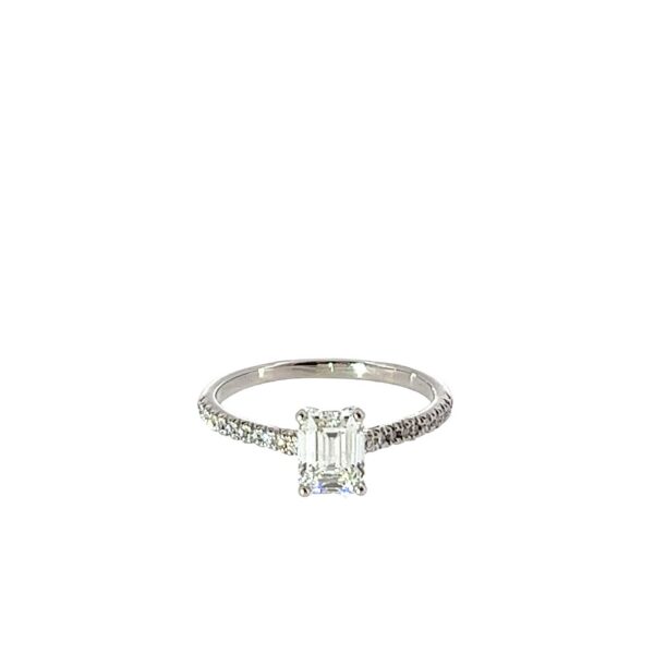 Tiffany & Co. Emerald Cut Diamond Engagement Ring – 1.25ct H/VVS2, Platinum