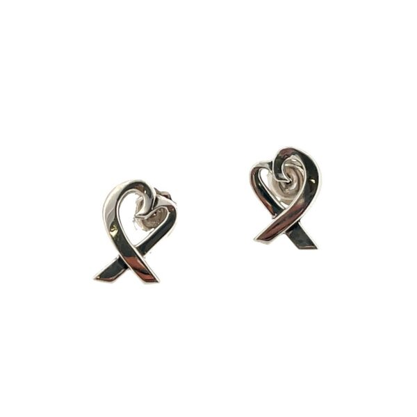 Heart Shape Earrings in Sterling Silver 925