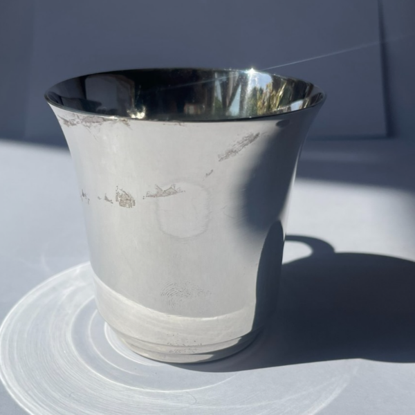 Sterling Silver Christening Mug by Jewellery & Metal Manufacturing Co Ltd 1973