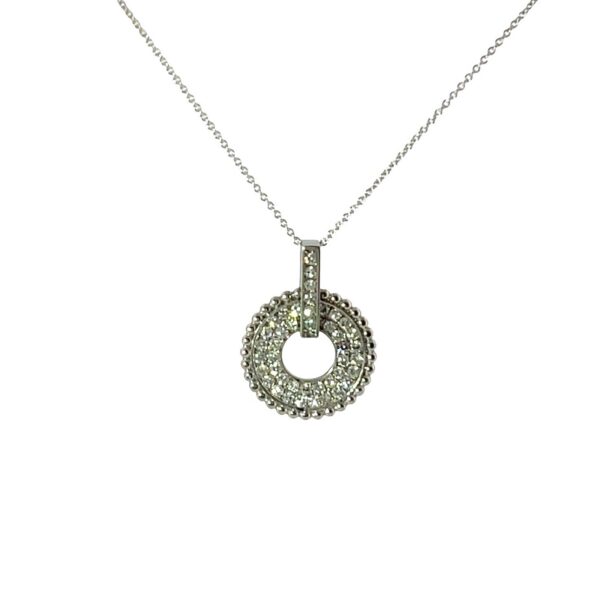14ct White Gold Diamond Pendant – 0.60ct Natural Diamonds