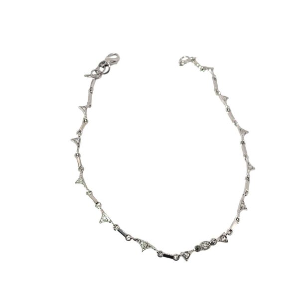 Diamond Bracelet Set in 18ct White Gold With 0.15ct Natural Diamonds