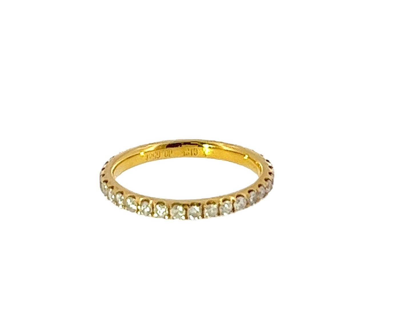 Full Eternity Diamond Ring – 18ct Yellow, 0.65ct